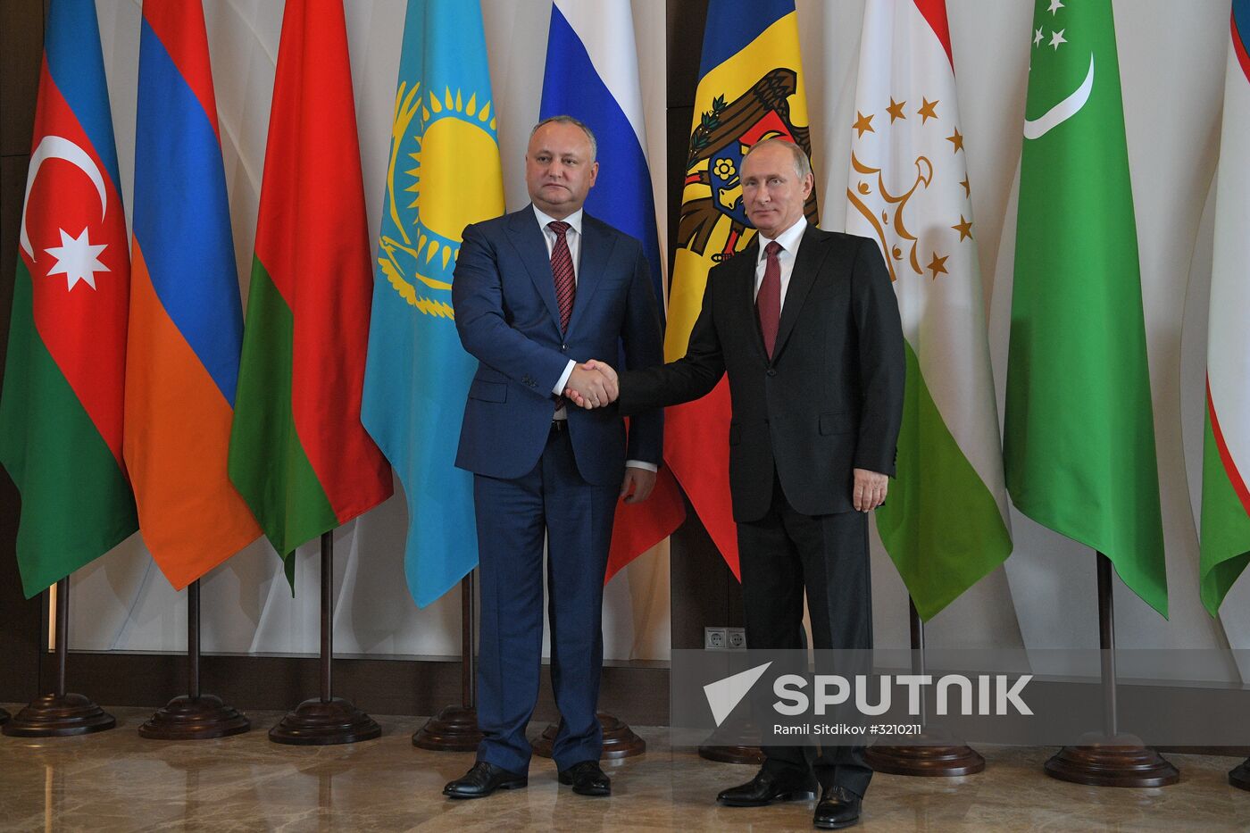 President Vladimir Putin at CIS Council of Heads of State Meeting