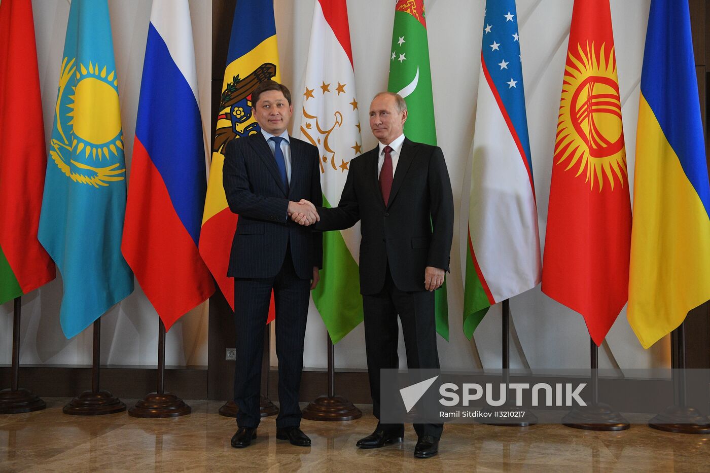 President Vladimir Putin at CIS Council of Heads of State Meeting