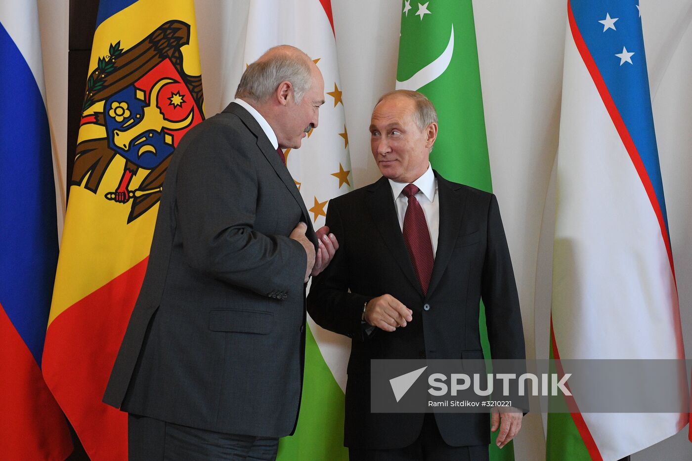 President Vladimir Putin at CIS Council of Heads of State Meeting