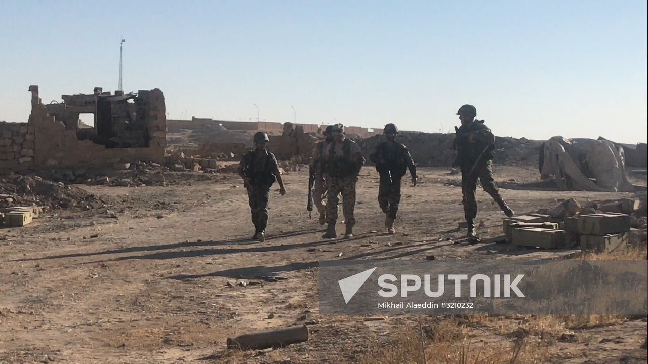 Syrian Army's offensive operation near Deir-ez-Zor