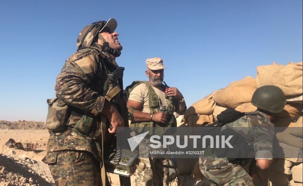 Syrian Army's offensive operation near Deir-ez-Zor
