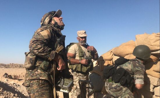 Syrian Army's offensive operation near Deir-ez-Zor