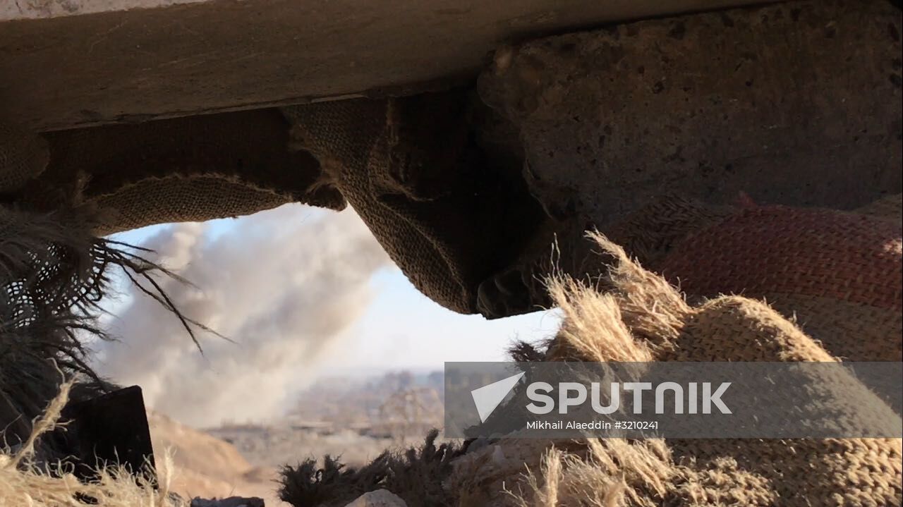 Syrian Army's offensive operation near Deir-ez-Zor
