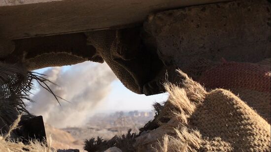 Syrian Army's offensive operation near Deir-ez-Zor