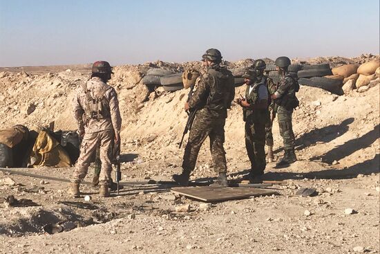 Syrian Army's offensive operation near Deir-ez-Zor