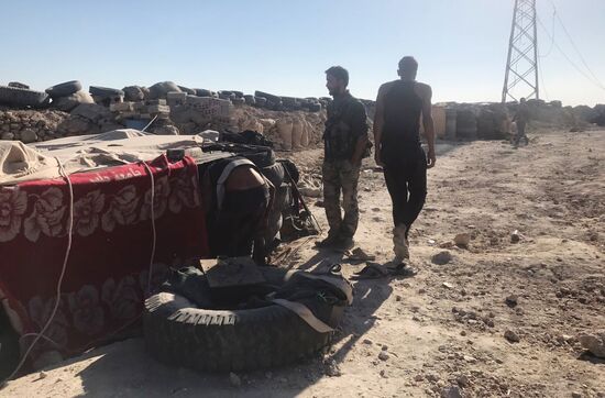 Syrian Army's offensive operation near Deir-ez-Zor