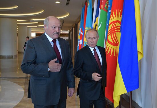 President Vladimir Putin attends meeting of CIS Council of Heads of State