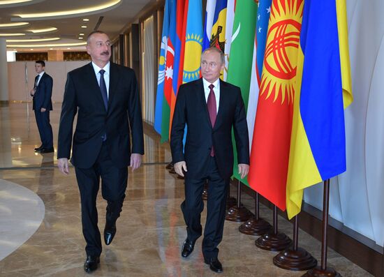 President Vladimir Putin attends meeting of CIS Council of Heads of State