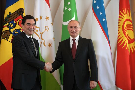 President Vladimir Putin attends meeting of CIS Council of Heads of State