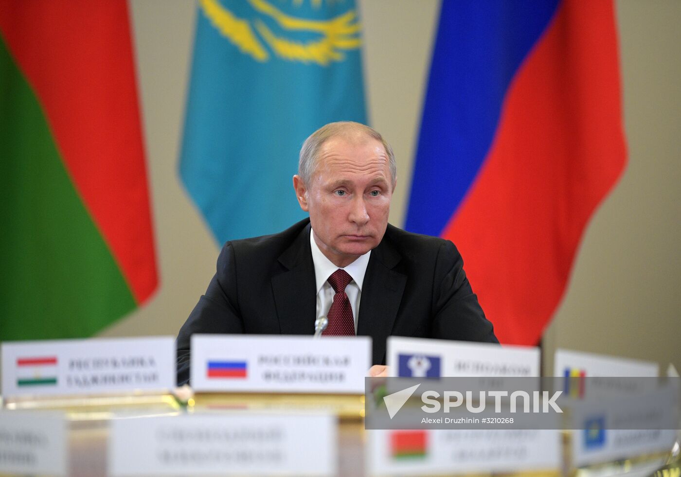 President Vladimir Putin attends meeting of CIS Council of Heads of State
