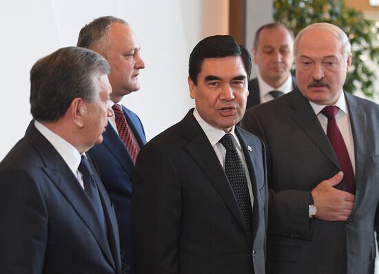 President Vladimir Putin attends meeting of CIS Council of Heads of State