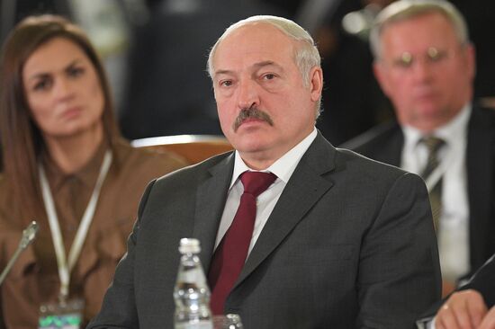 President Vladimir Putin attends meeting of CIS Council of Heads of State