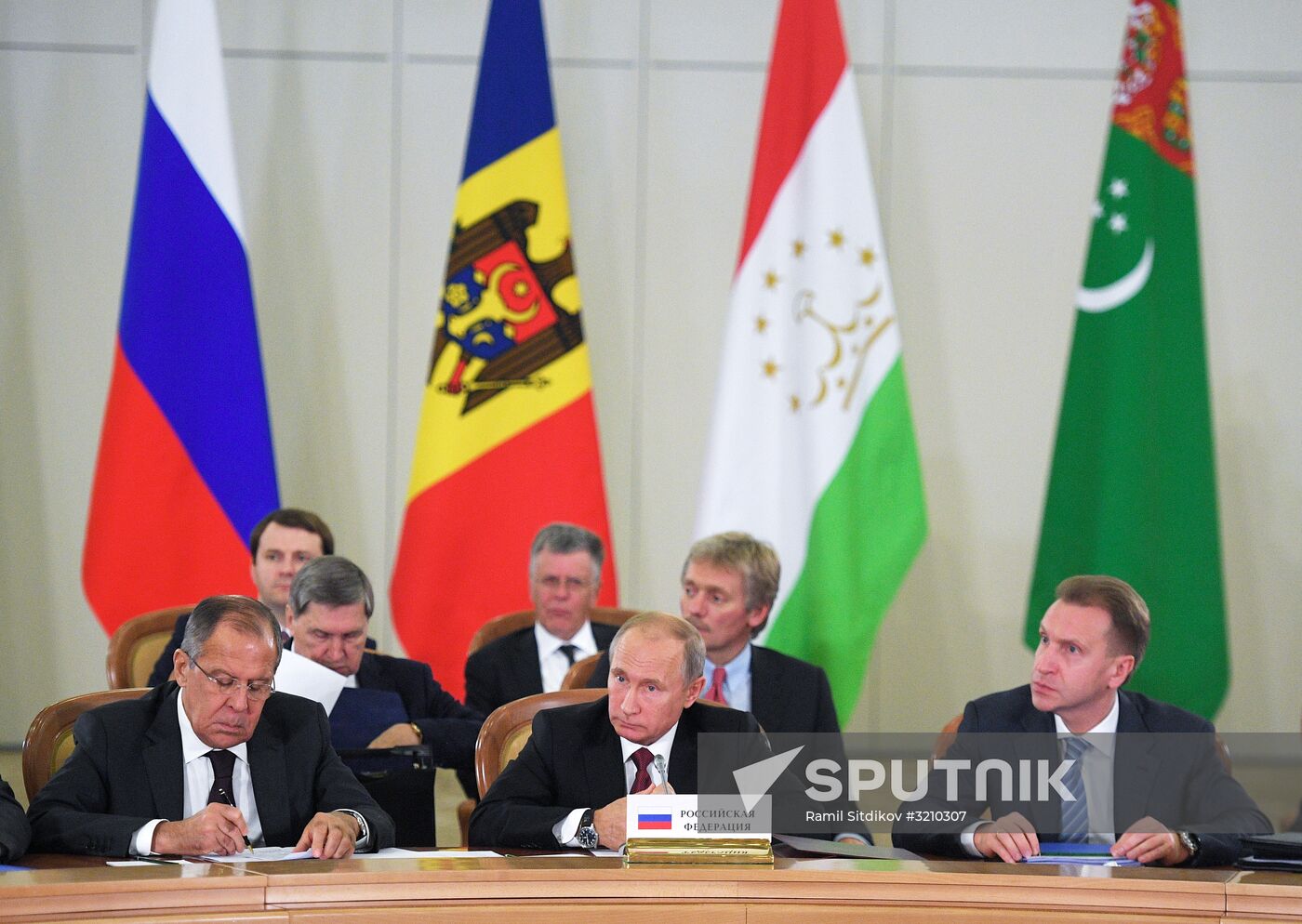 President Vladimir Putin attends meeting of CIS Council of Heads of State