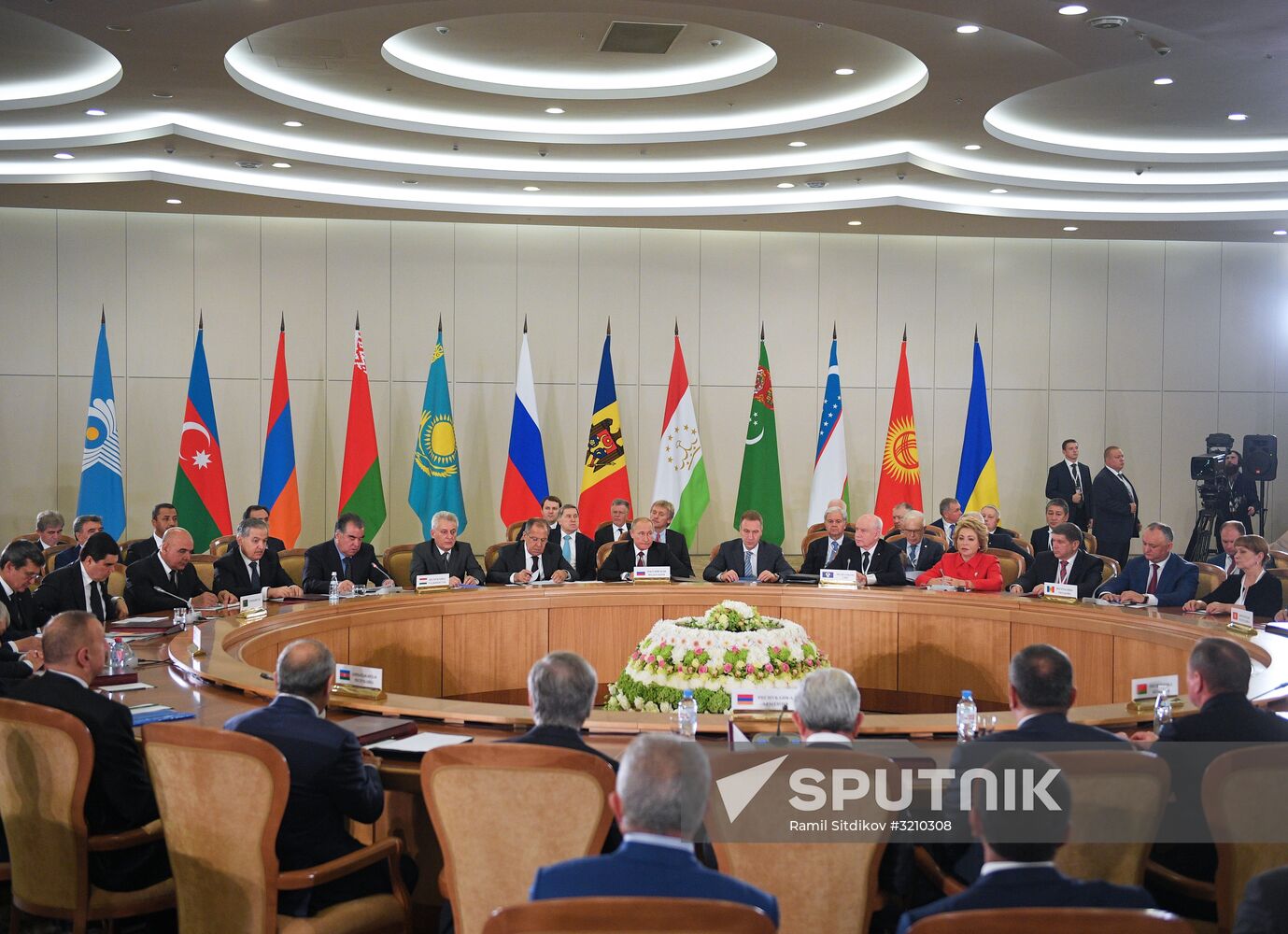 President Vladimir Putin attends meeting of CIS Council of Heads of State