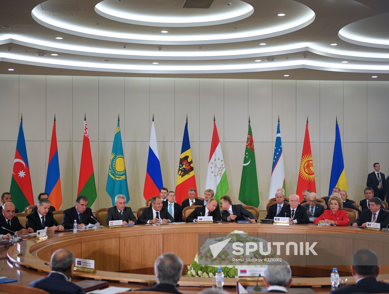 President Vladimir Putin attends meeting of CIS Council of Heads of State