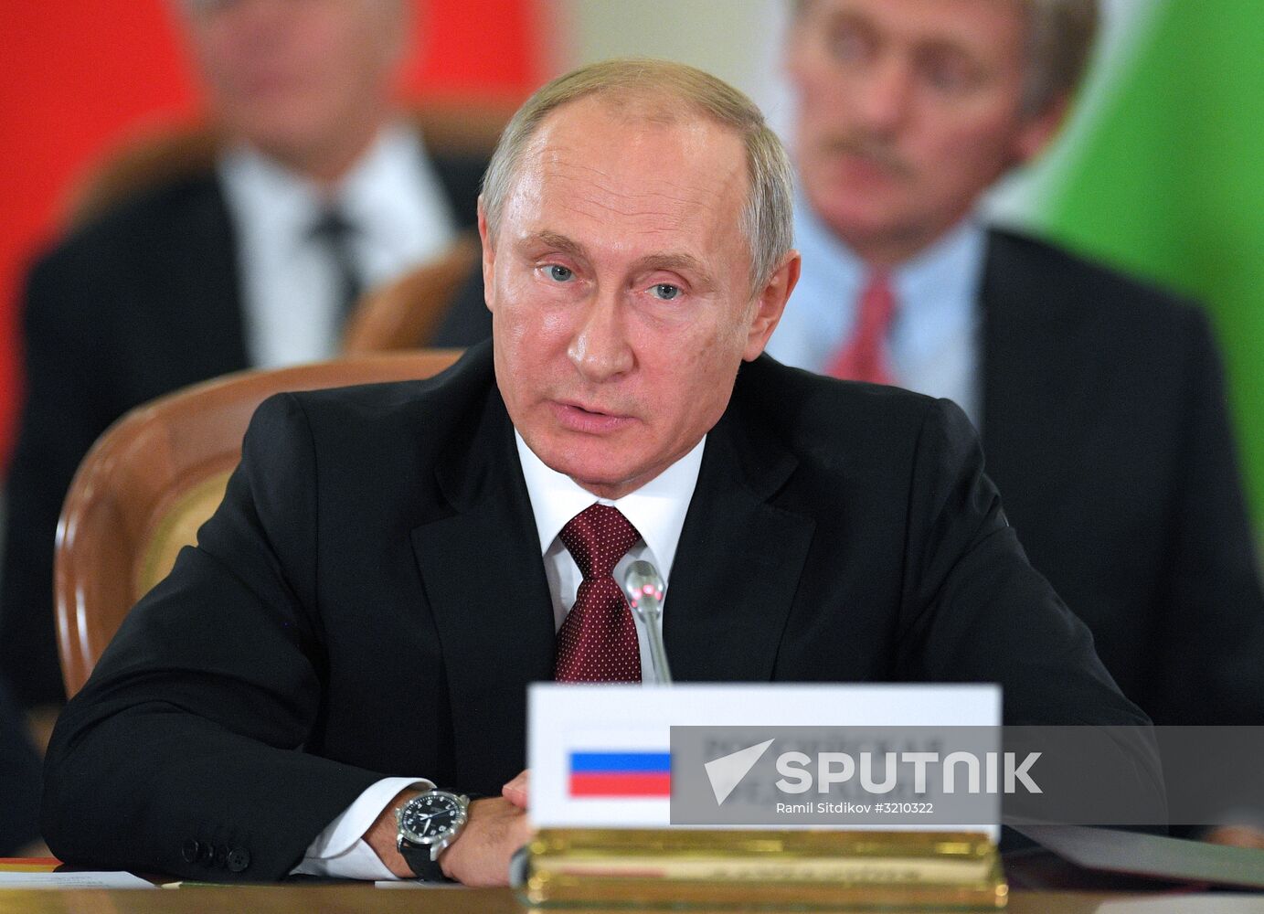 President Vladimir Putin attends meeting of CIS Council of Heads of State