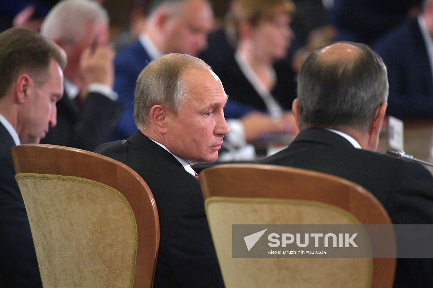 President Vladimir Putin attends meeting of CIS Council of Heads of State