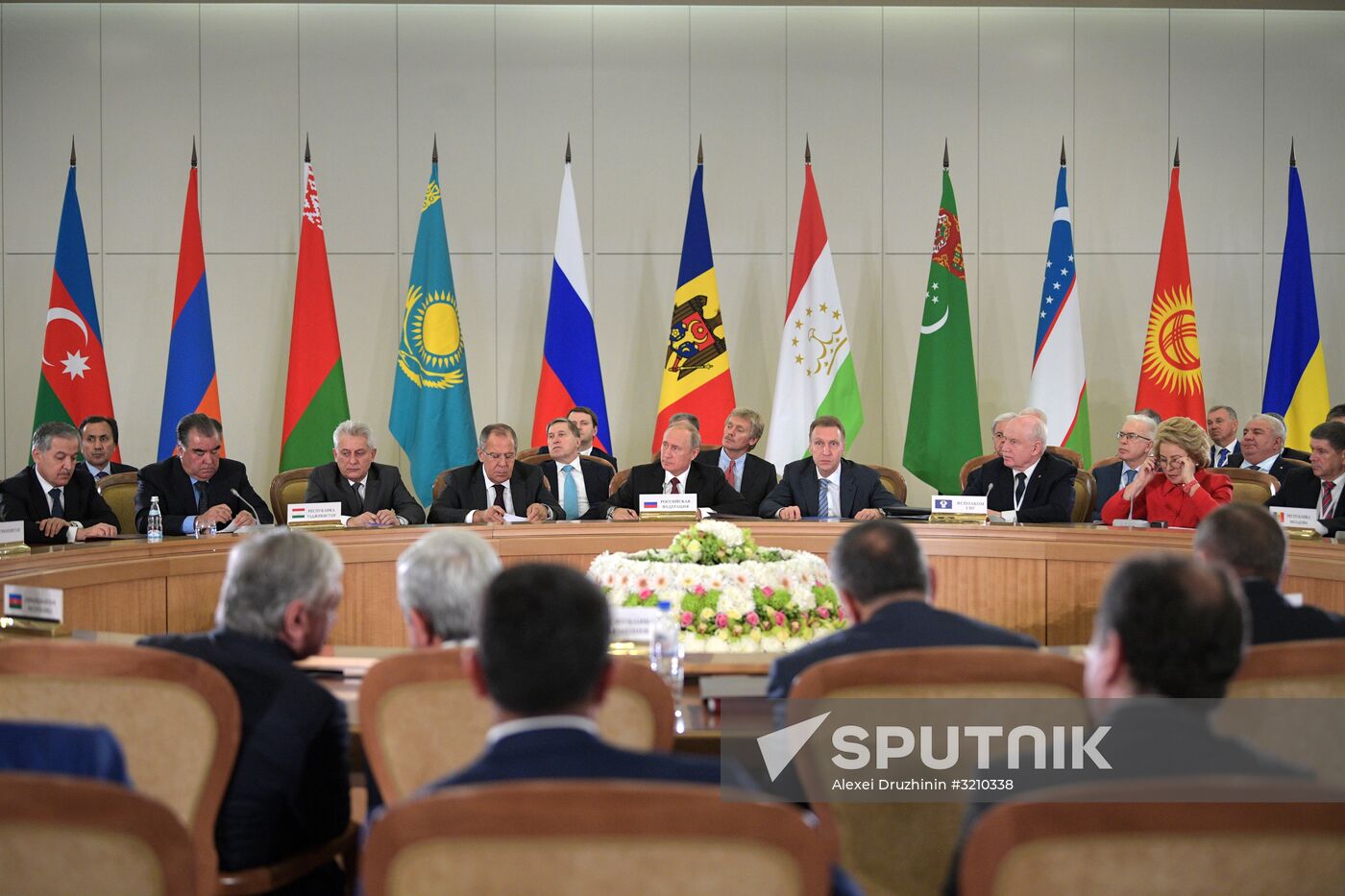 President Vladimir Putin attends meeting of CIS Council of Heads of State