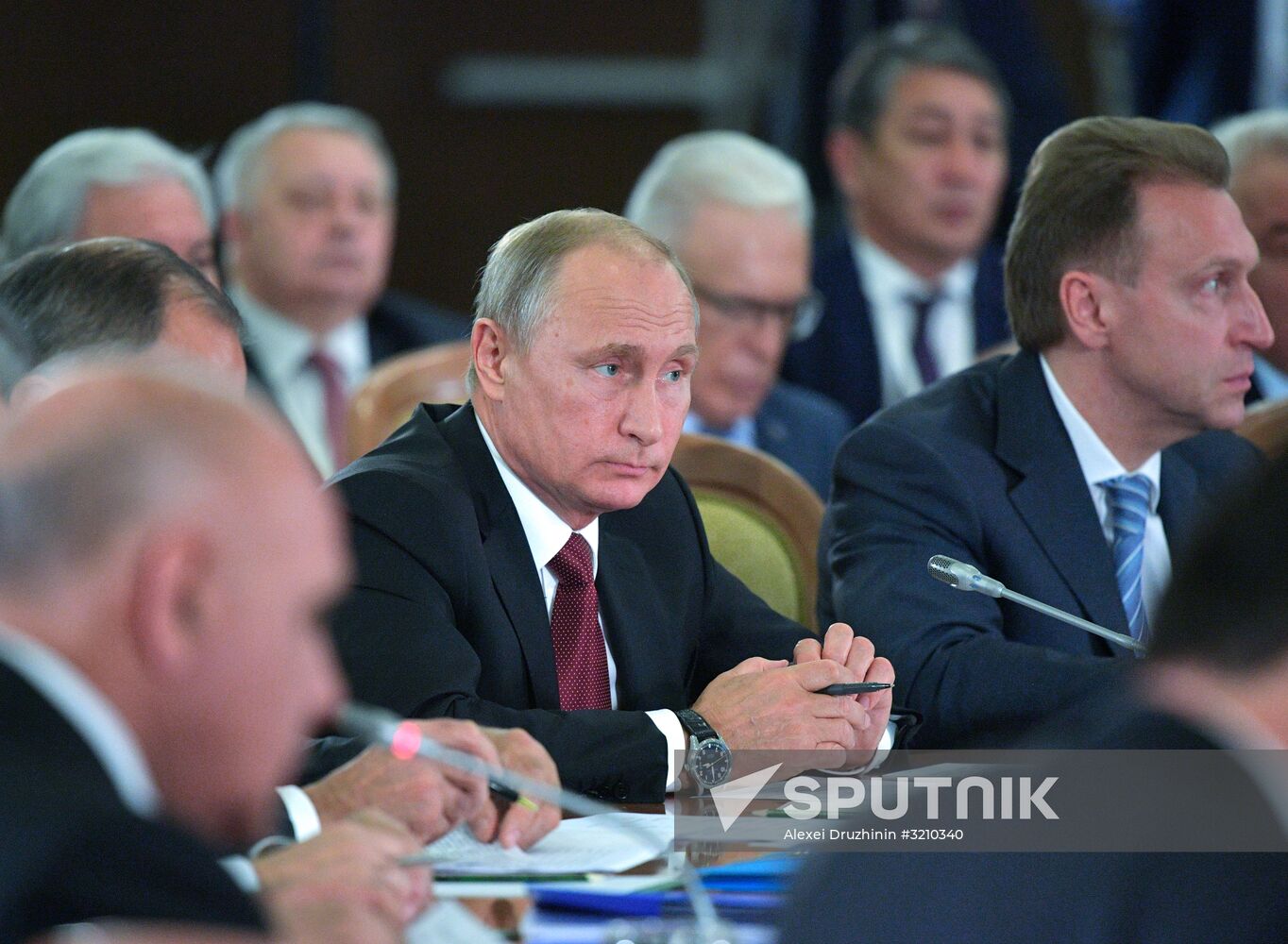 President Vladimir Putin attends meeting of CIS Council of Heads of State