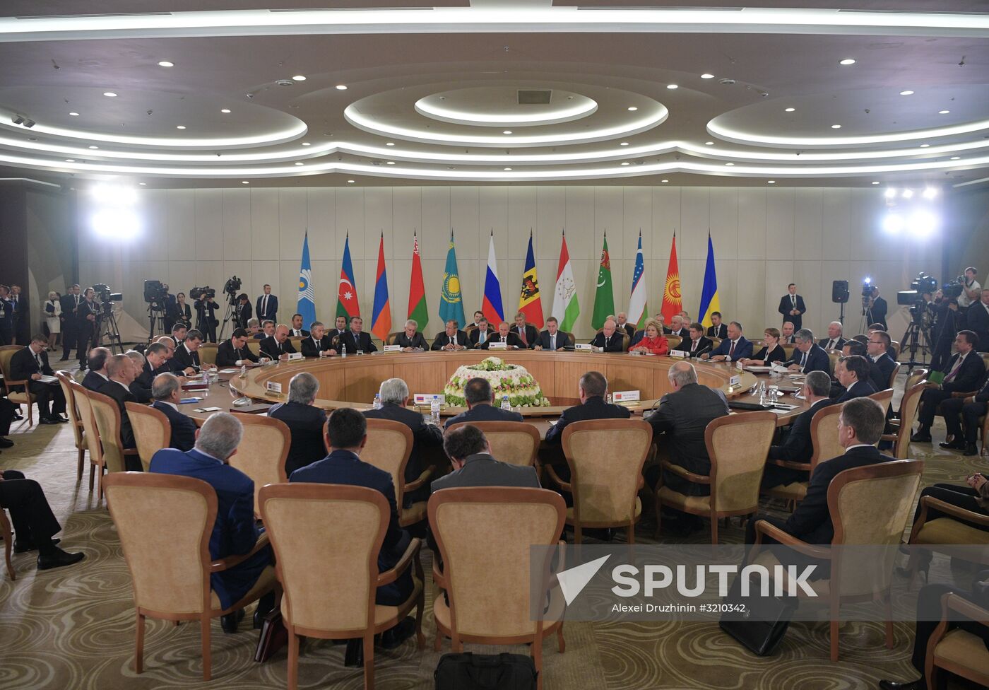 President Vladimir Putin attends meeting of CIS Council of Heads of State