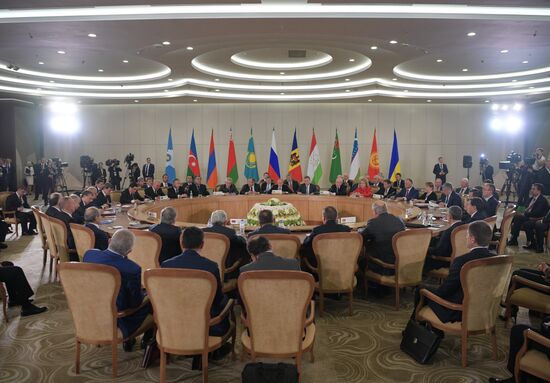 President Vladimir Putin attends meeting of CIS Council of Heads of State