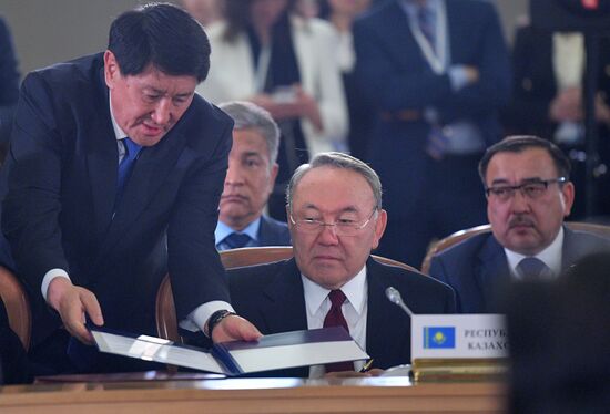 President Vladimir Putin attends meeting of CIS Council of Heads of State