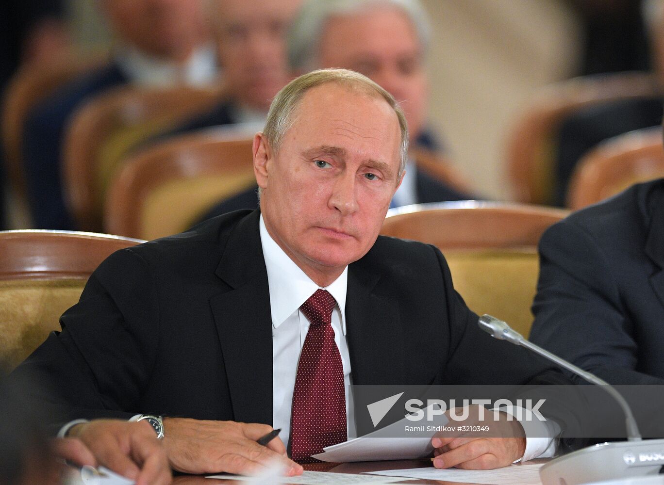President Vladimir Putin attends meeting of CIS Council of Heads of State