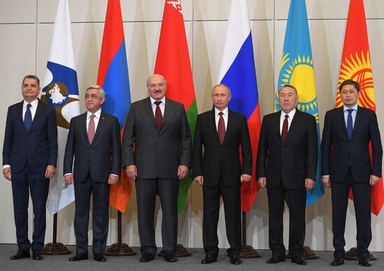 President Vladimir Putin at EurAsEC Summit