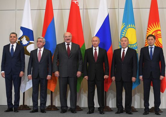 President Vladimir Putin at EurAsEC Summit