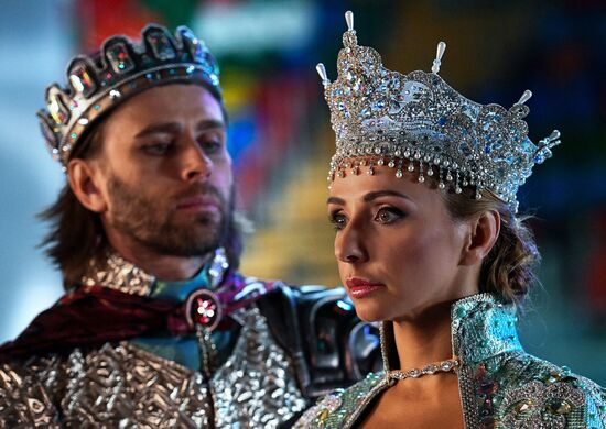 Dress rehearsal of Tatyana Navka's show Ruslan and Lyudmila