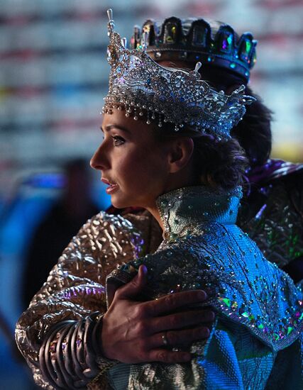 Dress rehearsal of Tatyana Navka's show Ruslan and Lyudmila