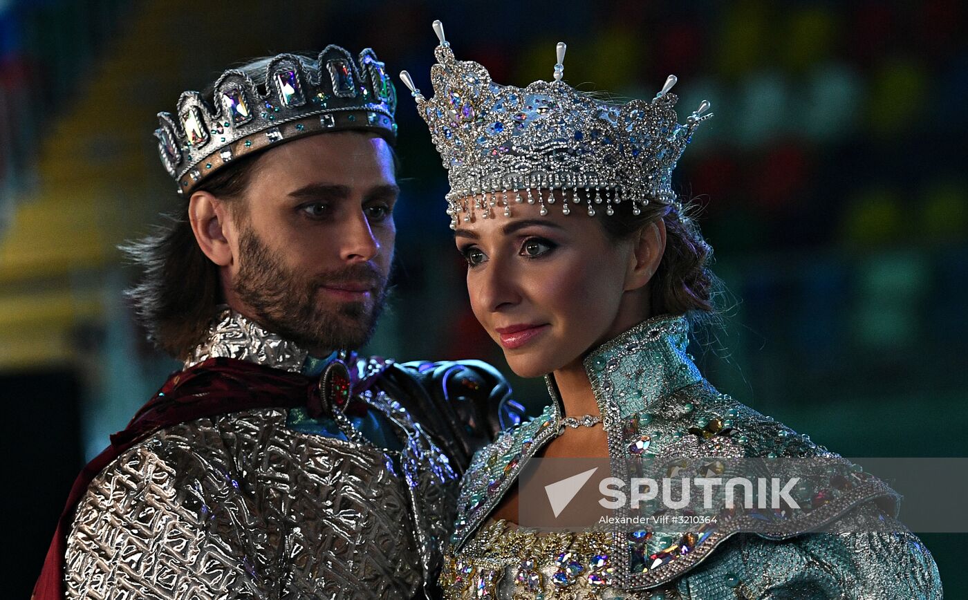 Dress rehearsal of Tatyana Navka's show Ruslan and Lyudmila