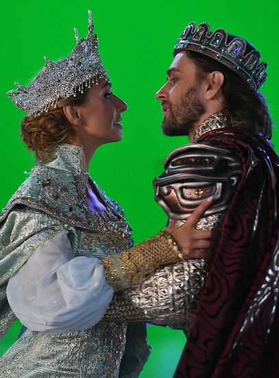 Dress rehearsal of Tatyana Navka's show Ruslan and Lyudmila
