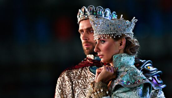 Dress rehearsal of Tatyana Navka's show Ruslan and Lyudmila
