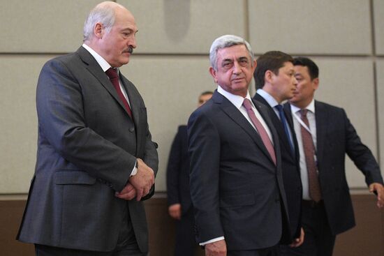 President Vladimir Putin at EurAsEC Summit