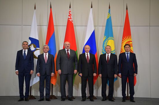 President Vladimir Putin at EurAsEC Summit