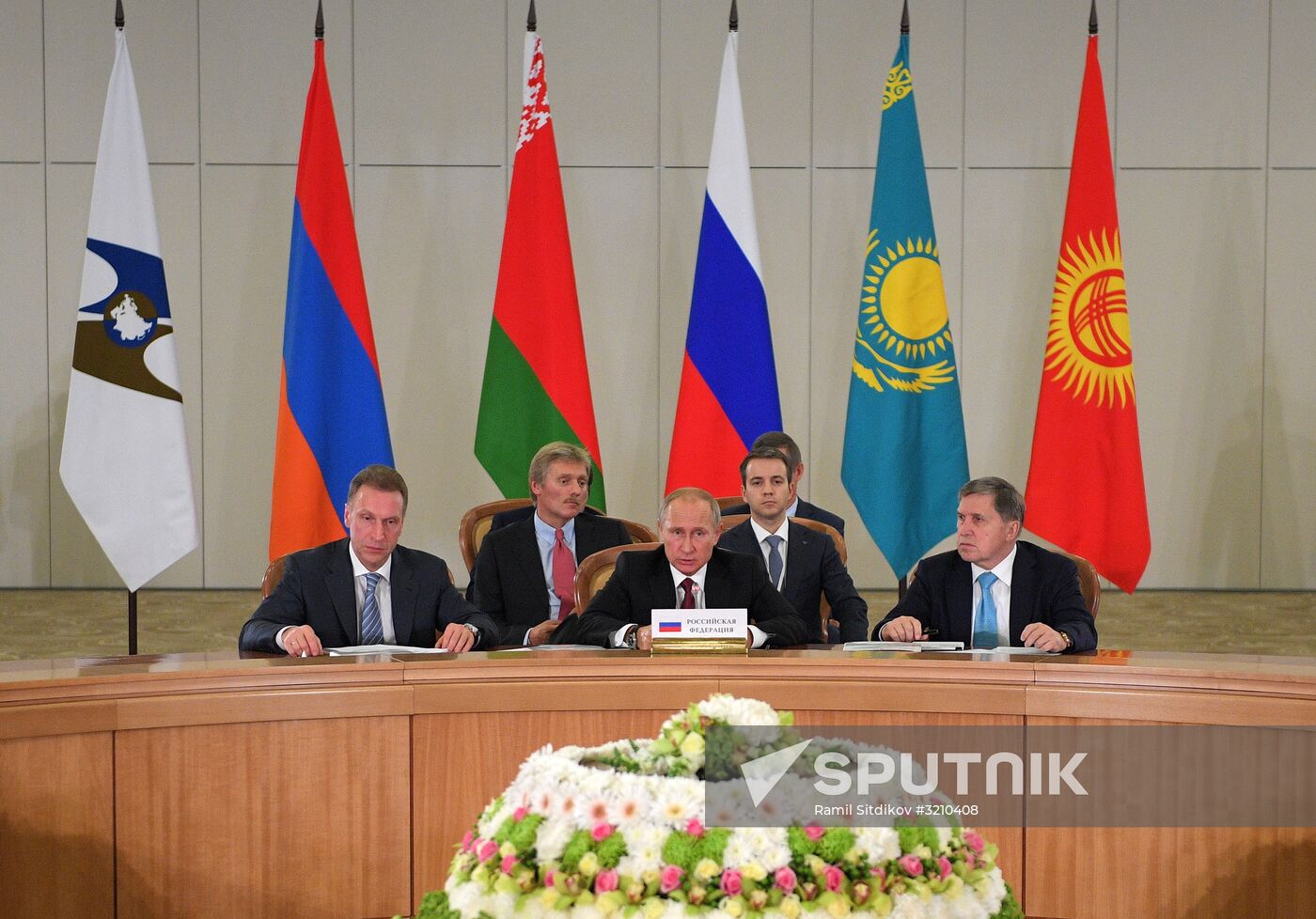 President Vladimir Putin takes part in EAEU summit