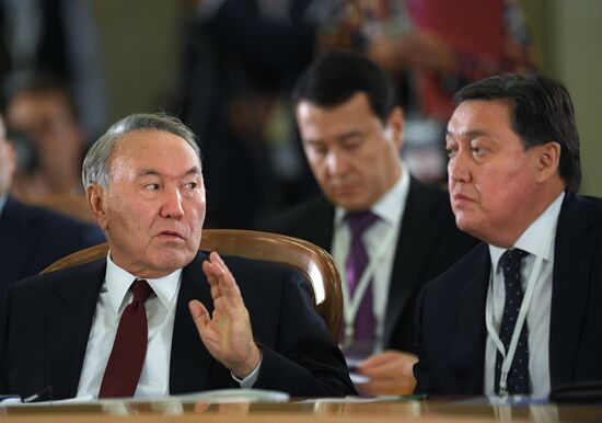 President Vladimir Putin takes part in EAEU summit