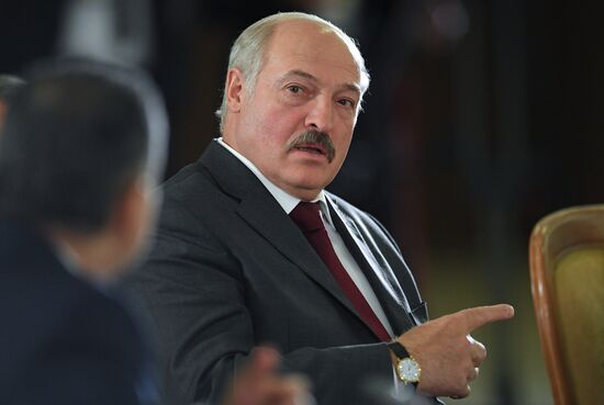 Russian President Vladimir Putin attends EAEU summit