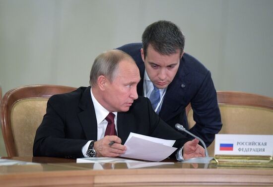 President Vladimir Putin takes part in EAEU summit