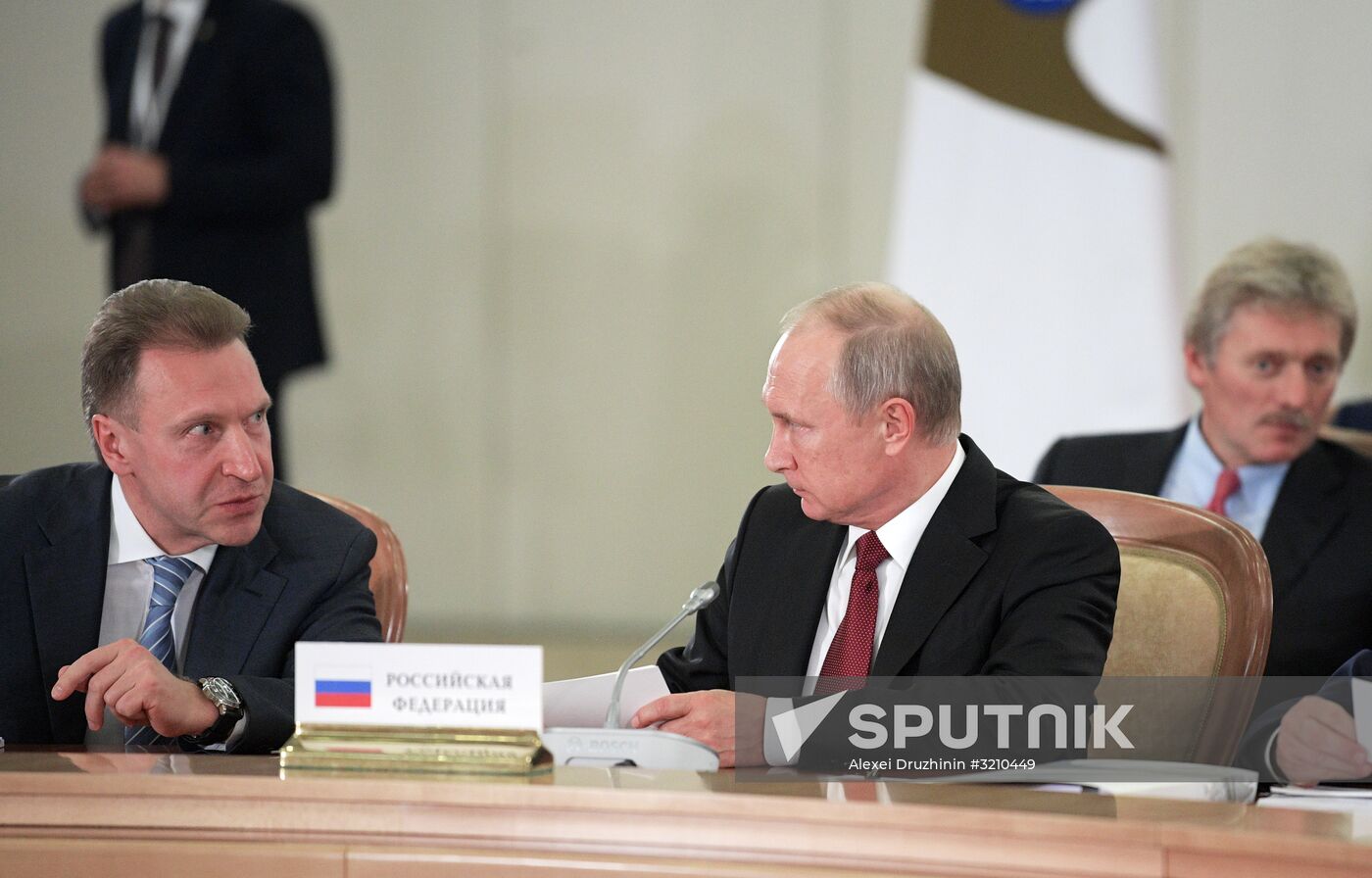 Russian President Vladimir Putin attends EAEU summit