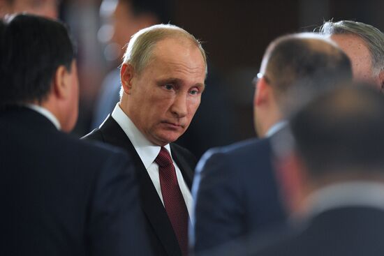 President Vladimir Putin takes part in EAEU summit