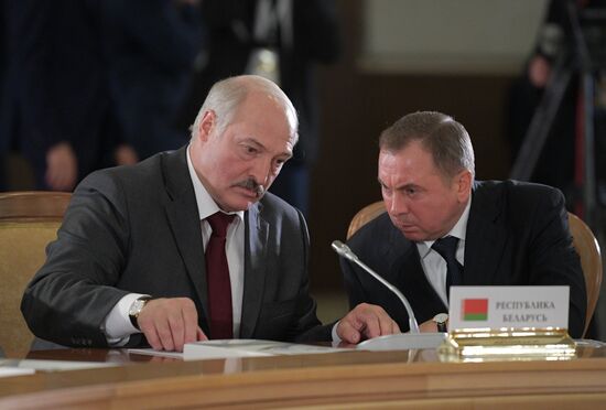 President Vladimir Putin takes part in EAEU summit
