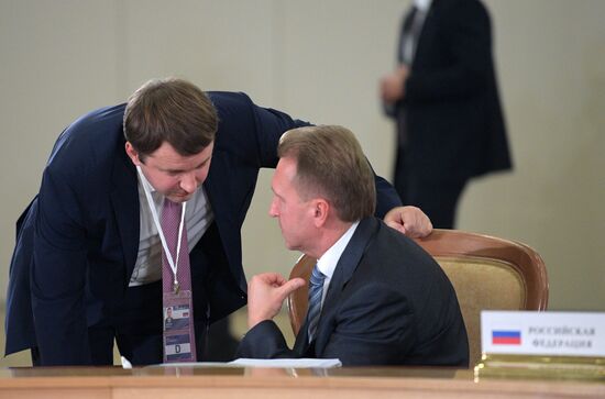 President Vladimir Putin takes part in EAEU summit