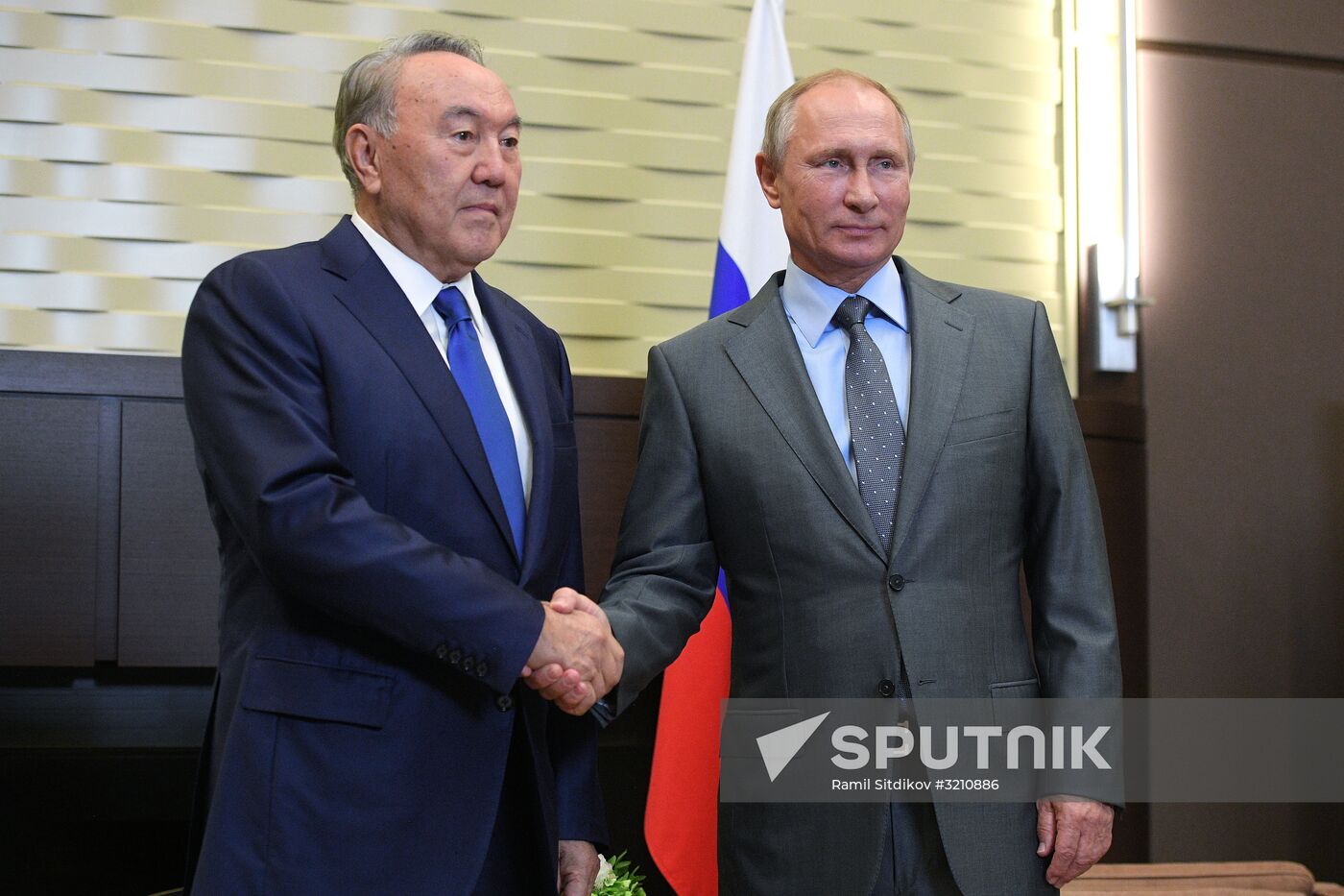President Vladimir Putin meets with President of Kazakhstan Nursultan Nazarbayev
