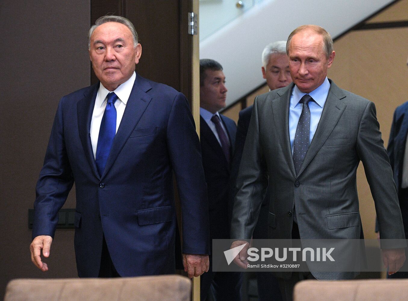 President Vladimir Putin meets with President of Kazakhstan Nursultan Nazarbayev