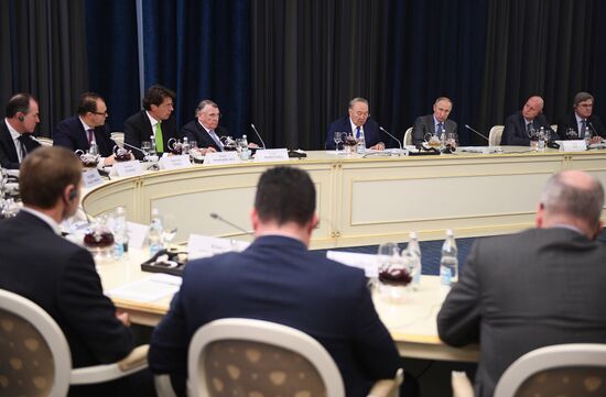 President Putin meets with German business leaders