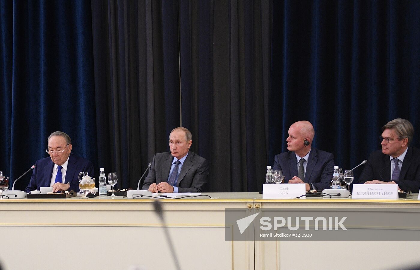 President Putin meets with German business leaders