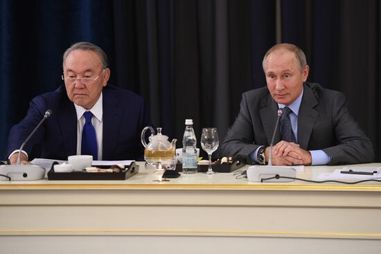 President Putin meets with German business leaders