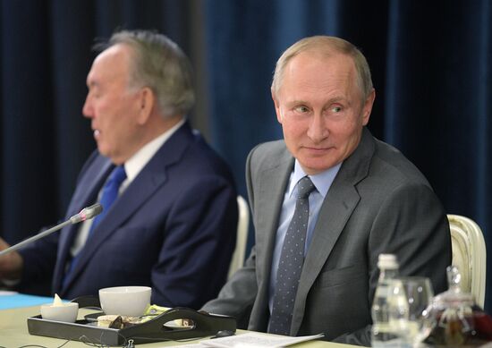 President Putin meets with German business leaders